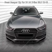 For Audi A4 S4 B8 B8.5 8K Front Bumper Lip Spoiler Splitter Diffuser Retrofit A4 TFSI TDI FSI S-line 2012-2016 LCI Bodykits