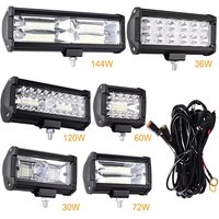 Car Work Light LED Offroad 4x4 Spotlights Fog Lamp Diode Headlight SUV ATV Tractor Boat Trucks Excavator Light Bar 12V 24V