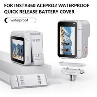 Waterproof Battery Cover For Insta360 Ace Pro 2 Quick Release Adapter Battery Side Cover Replacement Accessories
