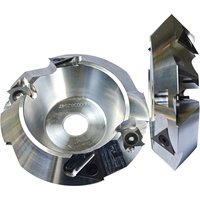 Tête de coupe à fraiser latérale D122MM pour plaques de plâtre, disque à angle de 90 degrés, tête de coupe à insert indexable en V pour scie sur rail