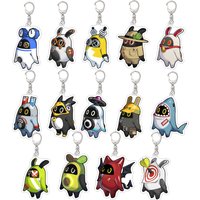 Game Zenless Zone Zero Display Costumes Acrylic Keychain Cute ZZZ Bangboo Bag Pendant Party Gift Couple Cartoon Figures Keyring