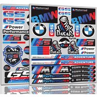 For BMW M Performance Car Decorative Fender Trunk Stickers Emblem Badge Modification Waterproof Motorcycle Body Reflective Decal