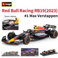 Bburago 1:43 red bull 2023 miami f1 racing rb19 druckguss fahrzeuge modell formel rennwagen spielzeug acryl box