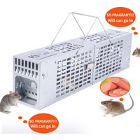 Pest Control Advanced Double Door Rodent Animal Cage Humane Live Mouse Trap Rat Trap