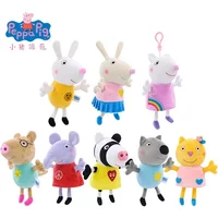 Original Peppa Pig Forever Friends Plush Toy Edmund Elephant Pedro Pony Suzy Sheep Zoe Zebra Room Decoration Birthday Gift Kids