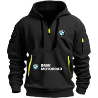 AliExpress BMW brand logo motorcycle race team clothing; men's casual zipper hoodie; spring and autumn cycling hoodie; 2025 new mens;