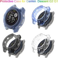 Protective Case Cover for Garmin Descent G2 G1 Soft Silicone Tpu SmartWatch Shockproof Protector Shell