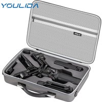 For DJI RS5 Travel Carrying Case Portable Storage Bag PU Shoulder Bag For DJI Ronin RS 5 Handheld Stabilizer Accessories