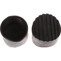 NEW 2 Pcs Replacement Boots Round Feet Rubber Extend Telescopic Ladder Cover Component