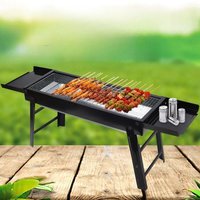 Outdoor BBQ Grill Home Use Barbecue Oven Courtyard Wild Field Outdoor BBQ Pit Carbon BBQ Oven Single Person Suitable