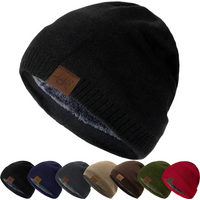 Hot Sale Unisex UR Letter Labal Winter Hats Solid Color Lightweight Soft Knitted Hats For Men Women Outdoor Cozy Beanie Cap