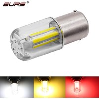 1X P21W BA15S LED 1156 BAY15D 1157 P21/5W LED Bulb COB Car LED Turn Signal Light Brake Reverse Lamp DRL 12V 24V Red White Yellow
