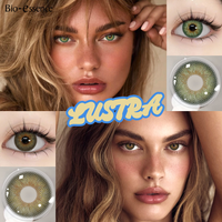 Bio-essence 2Pcs New Natural Contact Colored Lenses For Eyes Colored Pupils Green Eye Color Lenses Beauty Makeup Brown Lens Year