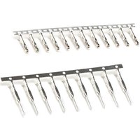 50PCS Dupont Connector Crimping Terminal Male And Female Pins for 2.54mm Dupont Housing Connectors