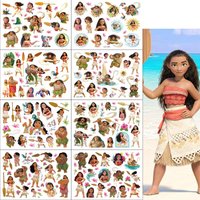 1Pcs New Disney Cartoon Anime Moana Tattoo Stickers Body Art Cosplay For Party Gifts Stickers
