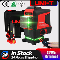 UNI-T 12/16 Lines Laser Level 4D Green 360 Horizontal Vertical Self-Leveling Cross Indoor Outdoor Remote Control Tester LM576LD