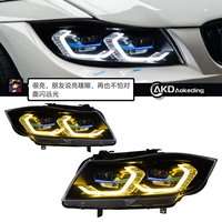 CG Integrierte LED-Scheinwerfer mit gelbem Tagfahrlicht (DRL) für BMW 3er E90 2005-2012 M3, verbesserte Ersatz-Frontleuchte, Autoteile