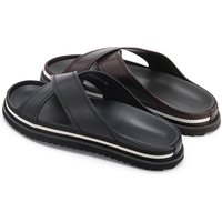 Beach Flat Sandals 2025 New Arrival Mens Calf Leather Non-slip Slippers Outdoor Casual Shoes for Men Slippers