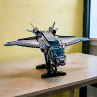 Party Gift Model Toys Military Airforce Avengers Space JET MOC-Star-ship Fighter SpaceShip Battle-Plane