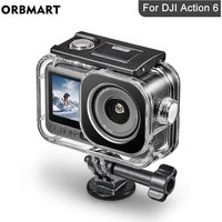 60m Dive Case for DJI Osmo Action 6 Waterproof Underwater Housing Protective Diving Cover Mount Action 6 Accessories