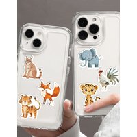 50Pcs Cute Childrens Book Paintings Animals Cute Graffiti Decorative Sticker Stickers Aesthetic Decal Skateboard Luggage Toys