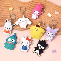 Japanese Cute Cartoon Leather Pinch Keychain High Beauty Pendant