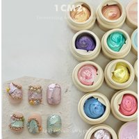 Solid Relief Painting Nail Gel Polish For 3D Sculpting Creative Satin Texture Floral Designs UV LED Gel Varnishes Nail Art Decor
