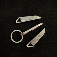 Fashion Metal Car Styling Keychain Key Chain Ring Pendant Gift Keyring For Audi A1 A2 A3 A4 A5 A6 A7 A8 Q4 Q5 Q7 Q8 TT RS3 RS S5