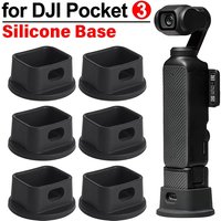 Silicone Dock Desktop Base Holder For DJI OSMO Pocket 3 For DJI Pocket 3 Stable Base Bracket Handheld Gimbal Mount Accessories