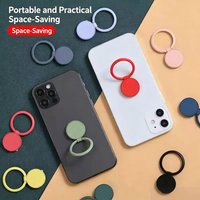 360 degree rotating phone holder, car phone buckle, finger buckle, metal desktop, multifunctional, universal for lazy people