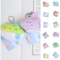Blobfish Cartoon Aquarium Plushies Pendant Plush Stuffed Shark Fish Plush Keyring Globefish Tortoise Car Key Pendant