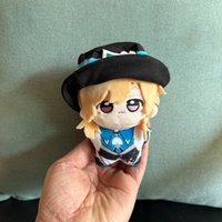 With Cute Hat Lovely Honkai: Star Rail Aventurine Plush Toys Funny Bag Keychain Pendant Anime Game Character Figure Plushie Doll