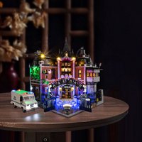 No Model LED Lighting Set Suitable for LEGO 76300 Asylum Building Blocks