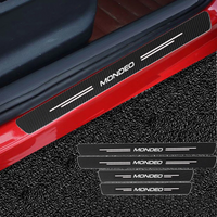 60X7CM Auto Door Sill Protection Tape Carbon Fiber Protector Strip Sticker for Ford Mondeo mk3 mk4 mk5 accessories