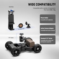 NEEWER Motorized Camera Slider Dolly Kit with App Control, Ultra Quiet Dual Motor For DSLR Camera Camcorder GoPro iPhone Samsung