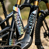 18cm RECON Fork Stickers, Vinyl Decor Decals Compatible with 2015-2016 Mountain Bike Front Fork Styling