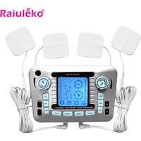 Tens Massager Ems Muscle Stimulator Acupuncture Electrical Pads Pulse Low Frequency Physiotherapy Slimming Machine Health Care