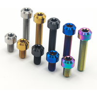 AliExpress Ti-meda Tech Titanium Bolts M5 M6 M8 x 10/15/20/25/30/35/40/45/50mm Torx Head Screws for Bike Motorcycle Car Boat
