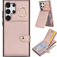 for Samsung Galaxy S24/S23/S22 Ultra/S23 FE/Note 20 Ultra 5G Case with Card Holder,Wallet Case Flip Folio Book PU Leather Cover