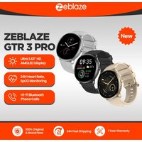 Zeblaze GTR 3 Pro połączenia głosowe inteligentny zegarek 1.43 "wyświetlacz AMOLED rama ze stali nierdzewnej 316L Smartwatch śledzący fitness