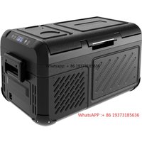 Euhomy Fridge Refrigerator Car Dual Zone 12v 18L Portable Car Fridge Freezer for Camping Truck Rv Boat Fridge for Car