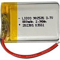 2/5/10pcs 3.7V 800mAh 902535 Lithium Polymer Ion Battery For SMART WATCH GPS CAMERA