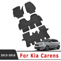 Car Floor Mats For Kia Carens 2016 2015 2014 2013 7 Seater Interiors Accessories Styling Custom Leather Front & Rear Foot Pads