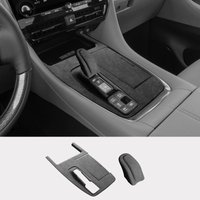 Made of Alcantara For Toyota Vellfire (2024) Car Center Console Panel and Gear Shift Cover Premium Interior Tuning Accessories