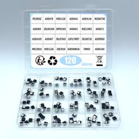 120PCS 24 Values TO-252 new MOS FET transistor 78M05 AOD4184 ME15N10 AOD4185 IRLR8726 AOD478 AOD444 NCE6075K Ic Socket Kit SET