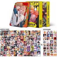 92Pcs Anime Character Lomo Cards journal Stickers Set, 60Pcs Collect Cards& 32Pcs Stickers Fans Scrapbooking Collect Cards Gifts