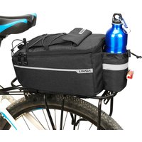 Lixada Insulated Trunk Cooler Bag Cycling Bicycle Rear Rack Storage Luggage Bag Reflective MTB Bike Pannier Bag Shoulder Bag