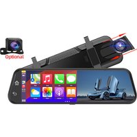 4K HD Car DVR Touch Screen Carplay & Android Auto Dash Cam Night Vision Video Recorder Driving Recorder