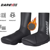 DAREVIE Cycling Overshoes Winter Waterproof Anti Slip Cycling Shoes Covers MTB Road Outdoor Windproof Winter Cycling Leggings
