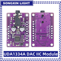 SONGXIN DAC Module 1334 UDA1334A I2S DAC Audio Stereo Decoder Module Board For Arduino 3.3V - 5V